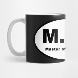 Masters of Education Oval Mug